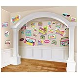 80's Mega Value Pack Party Cutout Kit