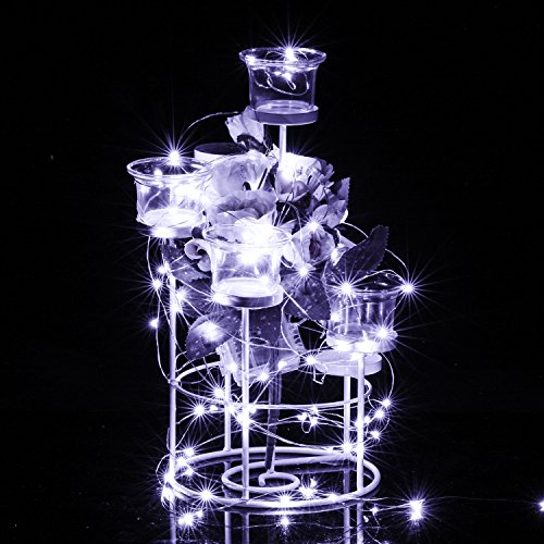 Kohree 2 x ghirlanda luminosa a batteria 50 LED 5