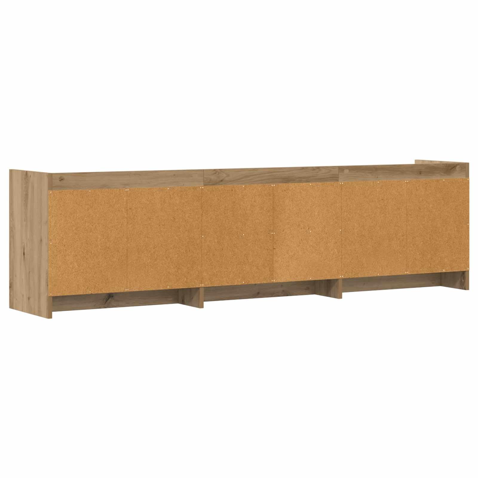 Mobile basso per TV, 168 x 33 x 47 cm, rovere Artisan