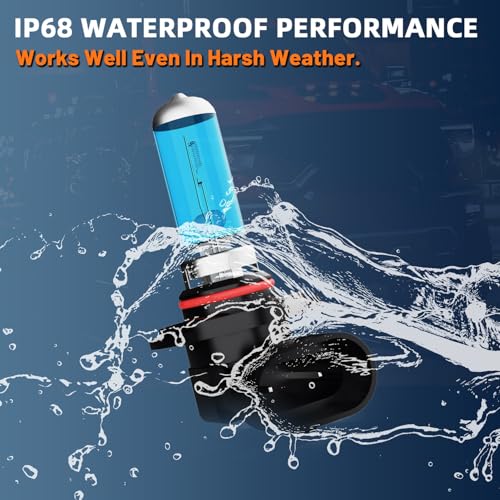 Image of Fog Light Bulbs Compatible With Hyundai Tiburon 2003-2006, 9006 Fog Lights Halogen Light Bulb, Super Bright 6000K White, Plug and Play, Pack of 2