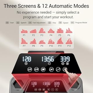 15% Treadmills for Home, 3-in-1 Foldable Treadmill with Incline, Portable Treadmill with Handle, 3.0HP Quiet Walking Pad Treadmill, 12 Automatic Modes, Three Screen