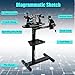 GLOPTIX GT-210 Tennis Racket Stringing Machine Manual Vertical Progression Racket String Tools, with Tools and Accessories