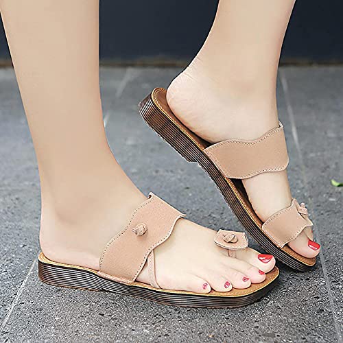 Soft House Flip Flop voor binnen, draag een woord in de gesp, platte casual slippers, lichtgewicht douchesleden Comfortabele flip-flops,Black,37 - Afbeelding 4