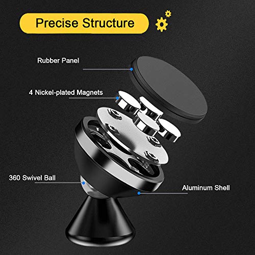 Supporto Auto Smartphone Magnetico, otutun Porta