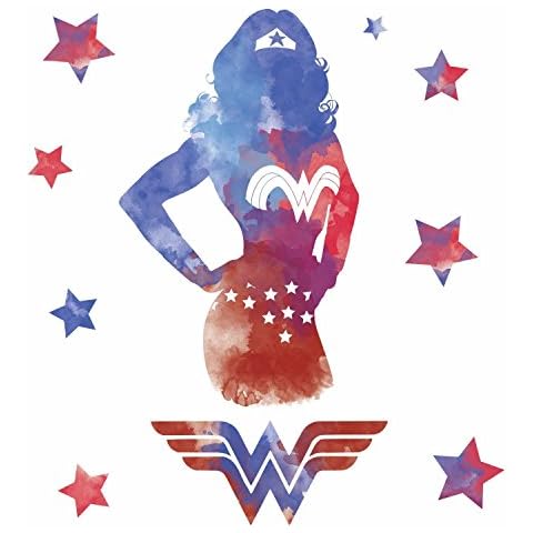 RoomMates Wonder Woman Watercolor Wall Decals Cover