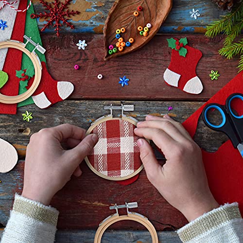 Caydo C-100S 10 Pieces 2.5 Inch Mini Embroidery Hoops Circle thumb #4