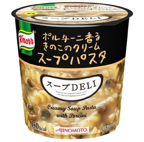 味の素 クノール スープDELI ポルチーニ香るきのこのクリームスープパスタ カップ 40.7g×48個入