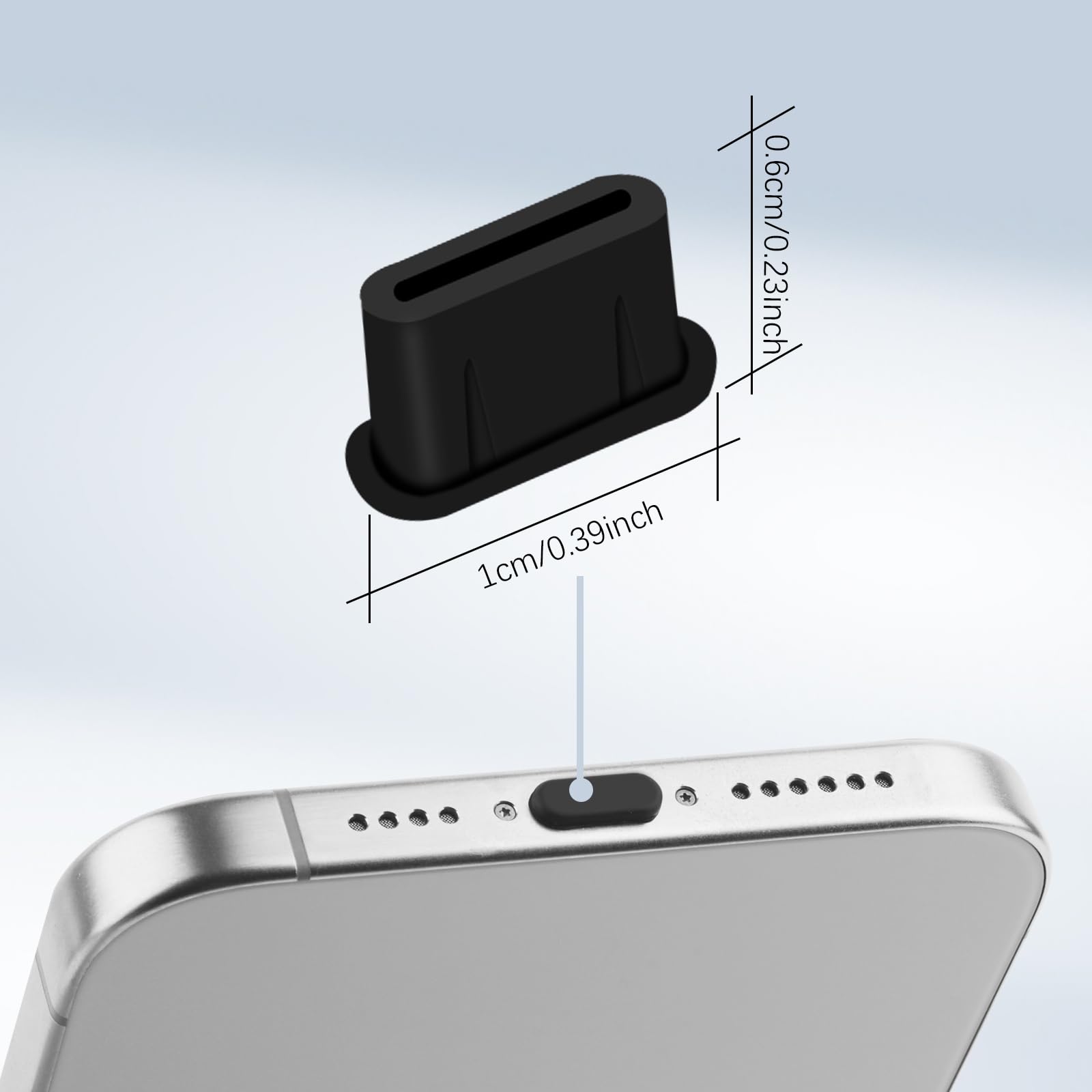 30 Pezzi Tappi Anti Polvere USB-C In Silicone - Protezione Porte Ricarica Per Smartphone - Foto 5