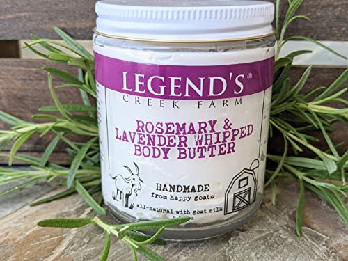 Legend'S Creek Farm, Goat Milk Body Butter - Hydrating Natural Body Moisturizer With Organic Shea Butter & Grape Seed Oil - 8 Oz Purifying & Toning Whipped Body Butter thumb #6