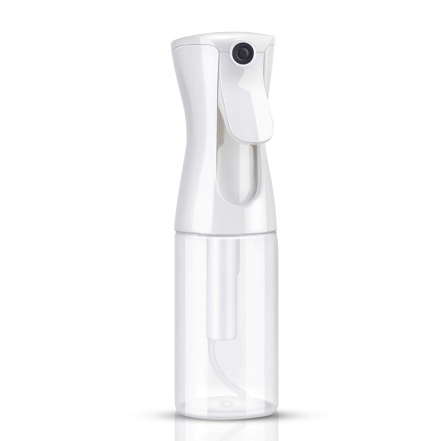 TeochewTech Spray Bottle for Hair Plants Face, Continuous Fine Mist Spray Bottle for Hairstyling Cleaning Traveling Gardening, 5.4oz Clear Empty Water Spray Bottle