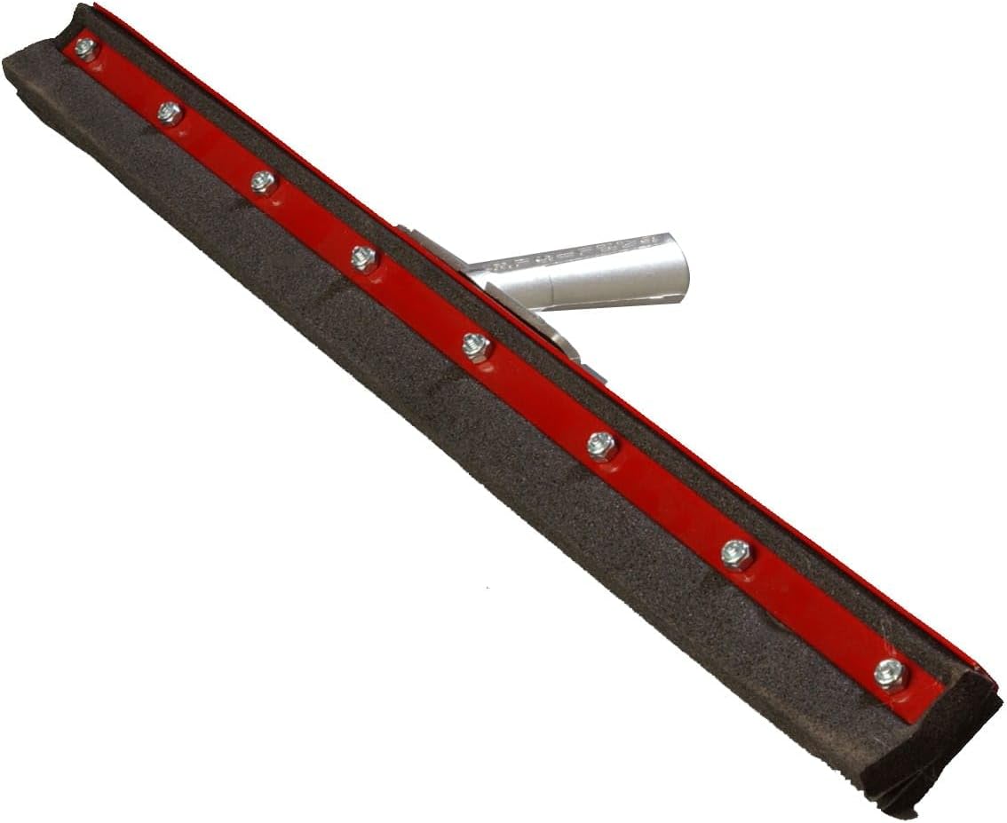 Carlisle FoodService Products Double Neoprene Floor Squeegee with Steel Frame, 1" Height, 30" Width, 12" Length, Foam Rubber, 30