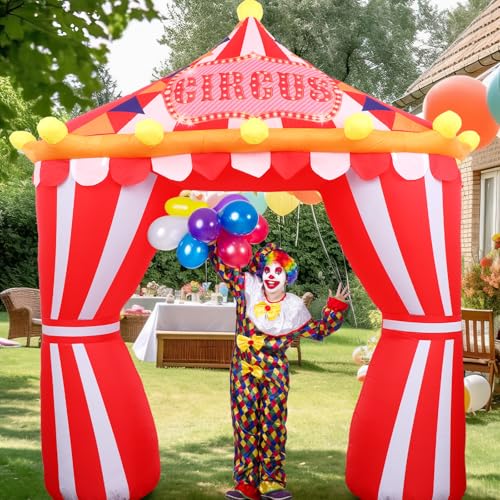 10ft Circus Party Decorations Inflatable Arch Blow up Tent...