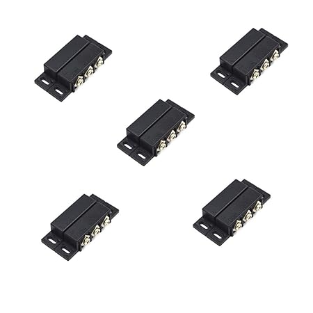 5Sets Magnetic Reed Switch Normally Open Closed NC NO Door Alarm Window Security/Magnetic Door Switch/Magnetic Contact Switch/Reed Switch for GPS,Alarm or Other Device,DC 5V 12V 24V Light