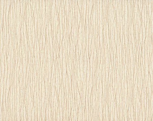York Wallcoverings CL1841 Color Library II Vertical Strings Wallpaper, Beiges