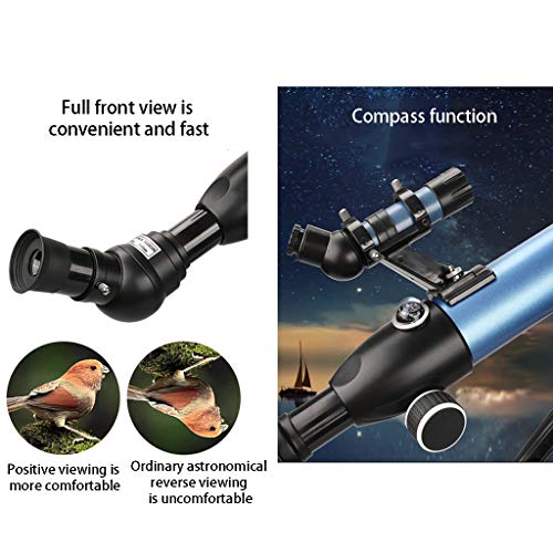 Telescopio Refractor para Astronomía Apertura 50mm Tripode Ajustable miniatura 3