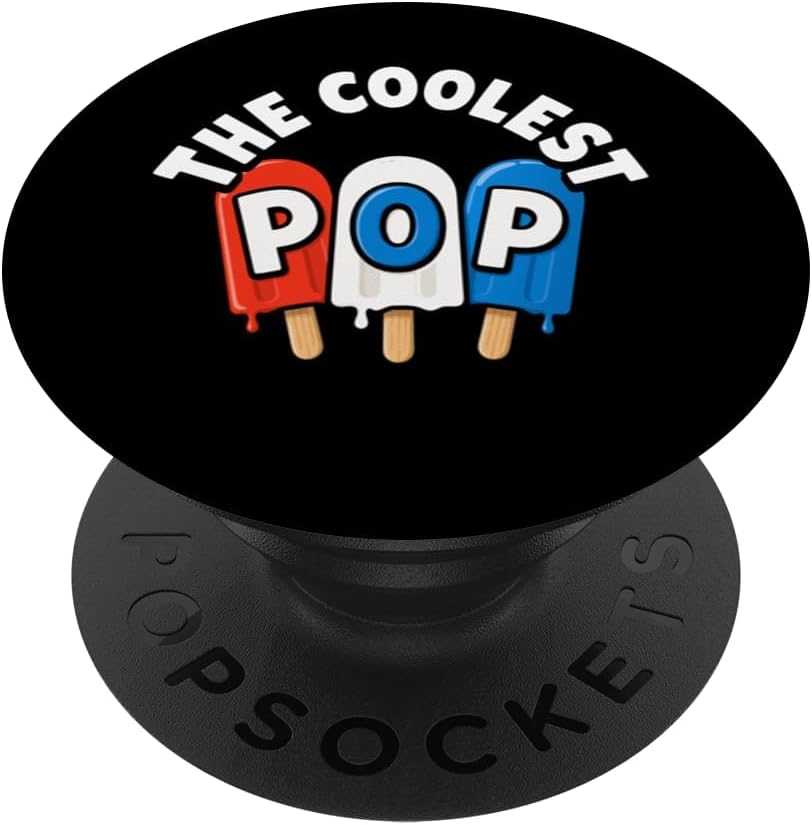 Funny Grandpa The Coolest Pop PopSockets Adhesive PopGrip