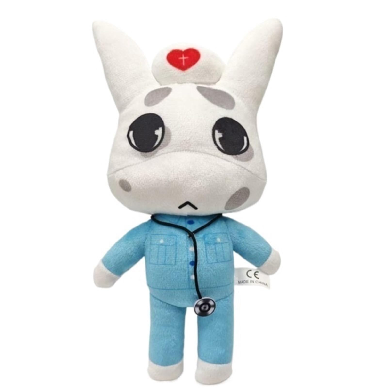 KUKUShining Animal Hospital Plush, Soft Game Character Toy Roleplay Collectible Ornament Gift(Head Nurse B)