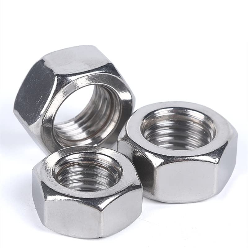 GatherTOOL Anglo-American Standard Nuts 1/8 5/32 3/16 1/2 1/4 5/16 7/16 3/8 5/8 3/4 4# 6# 8# 10# 12# 304 Stainless Steel Hex Hexagon Nuts (Size : 5-8 - 11 (2pcs))