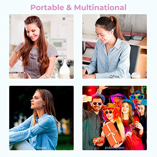 image for Hair Dryer Brush, Ohuhu Hot Air Brush 4 in 1 Hair Dryer & Volumizer, E