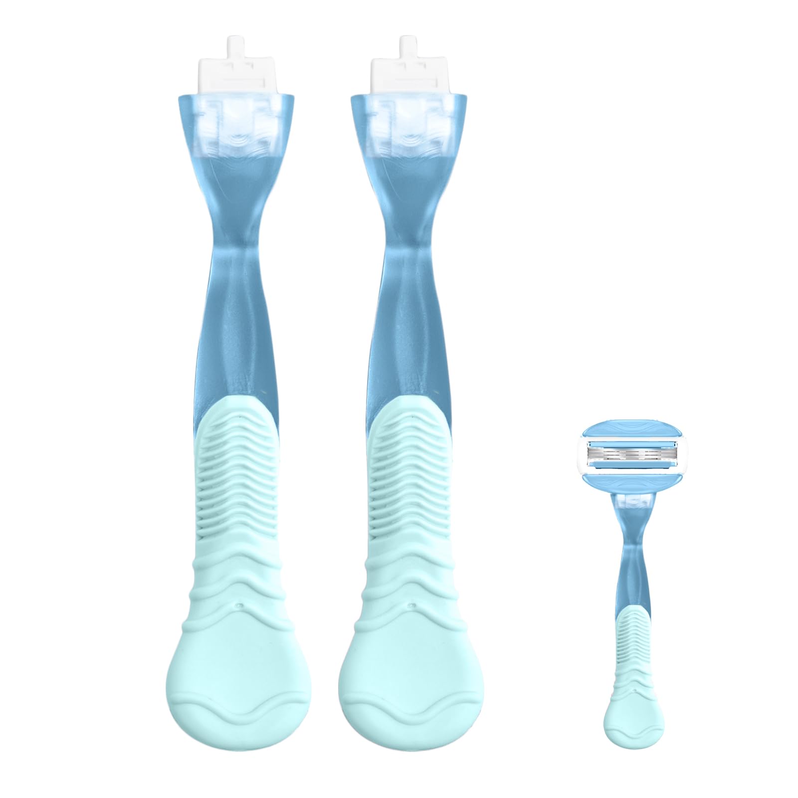 Amazon.com: TEITEAI 2 Pack Replacement Razor Handle Compatible