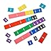 hand2mind - 42855 Plastic Double-Sided Fraction and Decimal Tiles, Montessori Math Materials for Kids to Learn Fraction Equivalence Math Manipulatives 4th Grade, Homeschool Supplies (15 Sets of 51 Pieces)