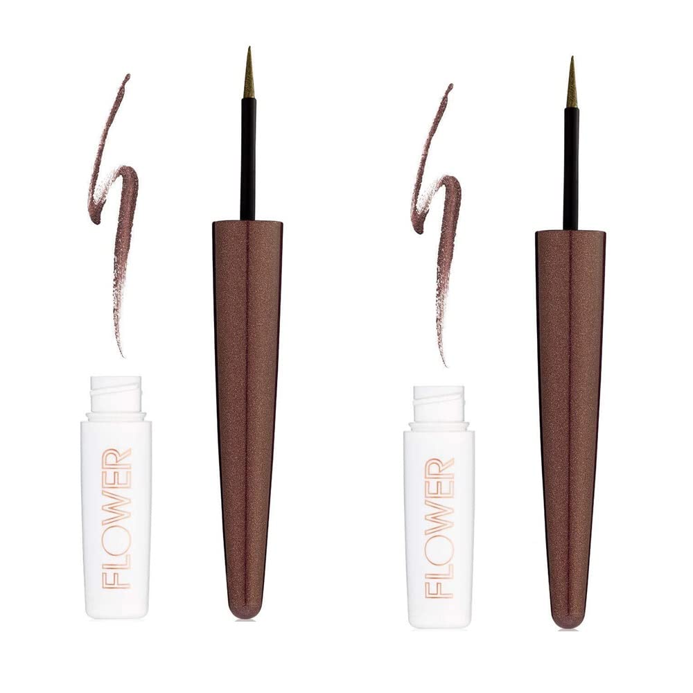 FLOWER BEAUTY Pack of 2 Liquid Blendable Eyeliner, Spiced LK1