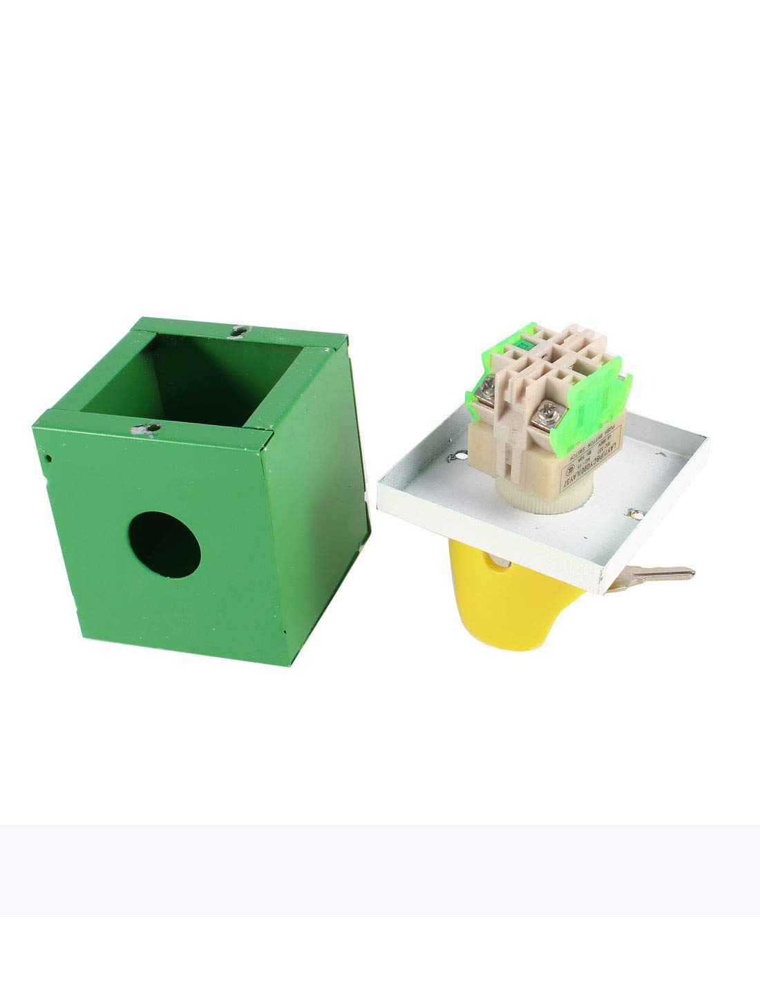 Drehwahlschalter 660V 10A – 3 Positionen, 6 Klemmen, Grüne LED Für AC220V (2 Stück)