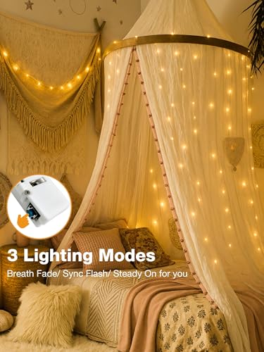 Image of 12Pack Fairy Lights with Timer, 7ft 20 LED Twinkle Light Battery Operated 3 Modes, Mini String Lights for Christmas Trees Wreath Party DIY Mason Jars Bottles Decor,Warm White & Cold White