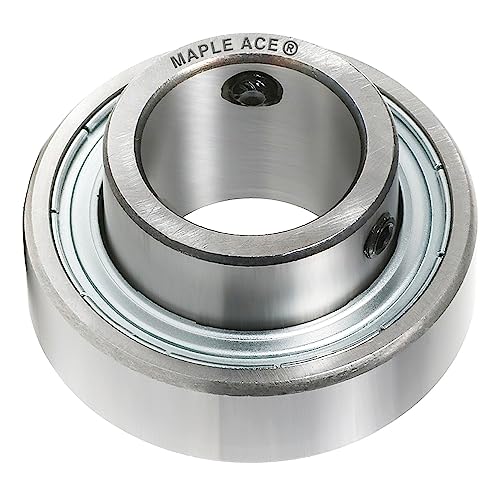 MAPLE ACE CSB205 Insert Bearing 25mm Bore, Cylindrical OD, with Set Screws (Qty 1)