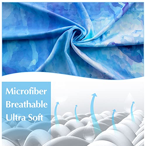 Yiction Microfiber Beach Towels For Adults, Sand Free Beach Towels Oversized, 71X35.5Inch Extra Large Quick Dry Beach Towel (Blue) #TOP1