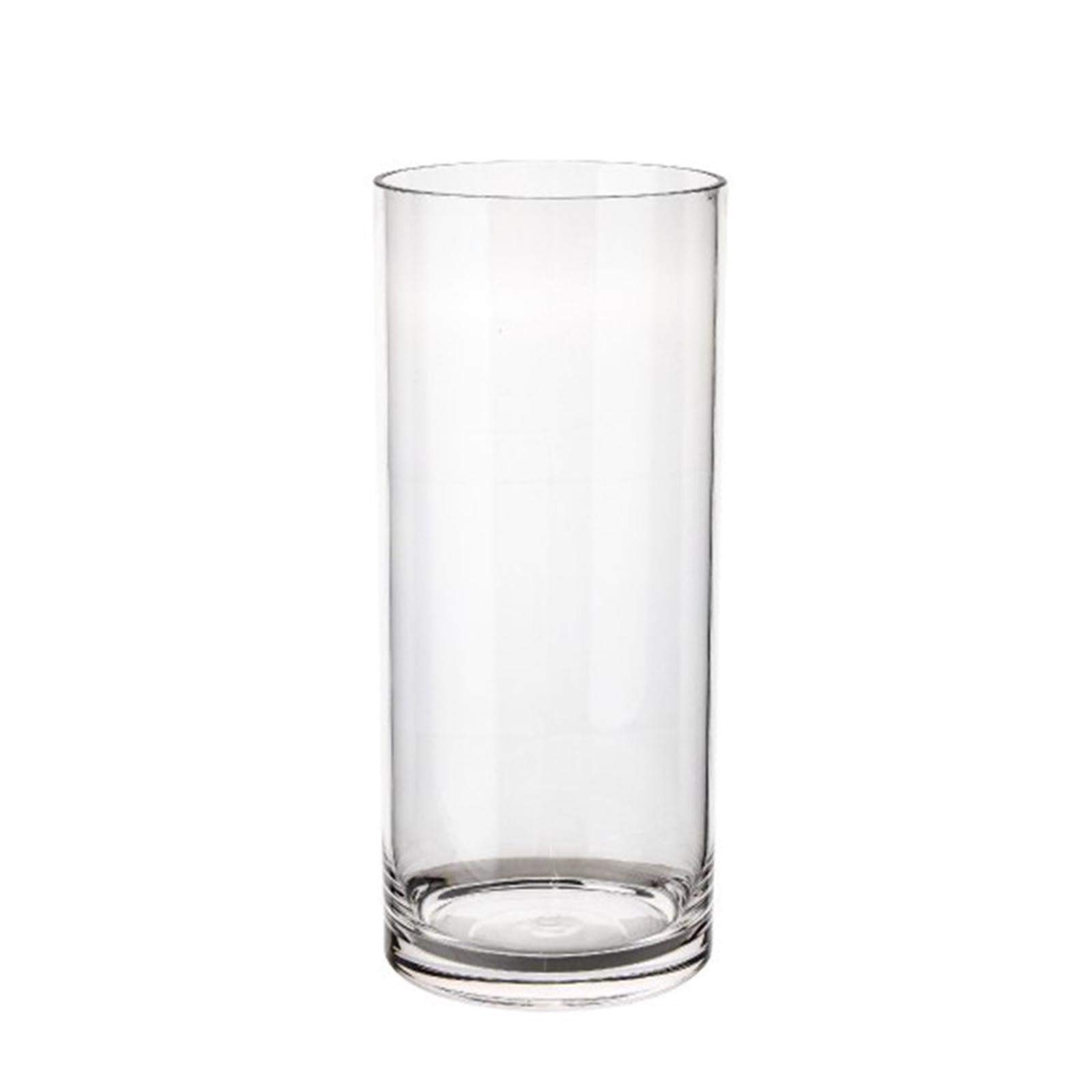 asdchZen Indoor Gardening Large Transparent Vase, Anti-Fall Plastic Vase Home Dining Table Floor Flower Hydroponic Vase,17.5 * 40CM