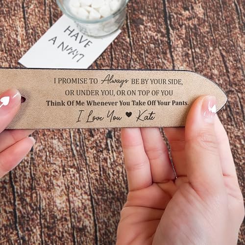 Generic I Promise To Always Be By Your Side Sexy Naughty - Personalized Engraved Leather Belt, Gifts for Men, Personalized Belts For Men, Customized Anniversary Birthday Gift for Dad Groom Boyfriend3