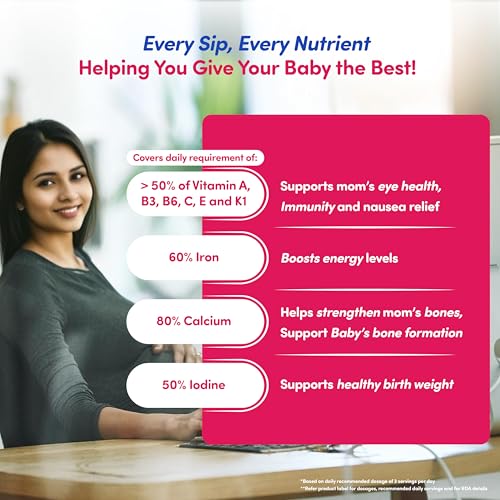 Image of Galact Plus Nutrition Powder for Pregnant Women 400g | 25 Vital Nutrients | Prenatal Supplement with DHA for Brain Development, Biotin, Prebiotics & Folic Acid | Healthy Birth Weight | Choco Hazelnut