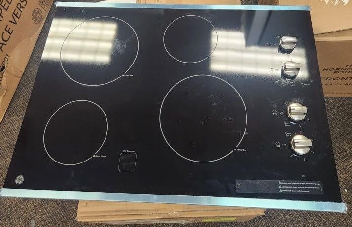 GE® 30" Built-In Knob Control Electric Cooktop