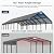 HOMSHADE 20x40FT Heavy Duty Metal Carport, Oversized RV Car Port Garage with Galvanized Steel Roof & Reinforced Base, Outdoor Shelter for Multiple Cars, Full-Sized Pickups, Bass Boats and Tractors