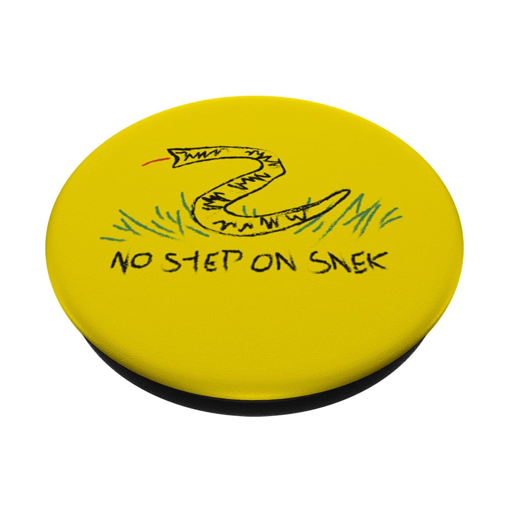 No Step On Snek Meme Sticker, Funny Sticker, Funny Meme Decal For Water...  Popsocket For Tablet