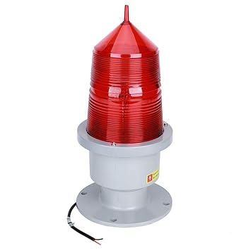 Warning Strobe Light, Construction Light, Aviation Warning Light, 360 Degree Adjustable Signal for Rooftop Fishing Boat