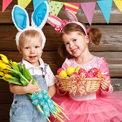 Ruban de Pâques lapin et carotte pour couronne et couture créative - 8