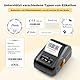 SUPVAN T50M Pro Etikettendrucker Bluetooth mit wasserfeste breite Etiketten, Handys- und PC-kompatibel, für Einzelhandel, Büro, Organisation, Schule und Zuhause