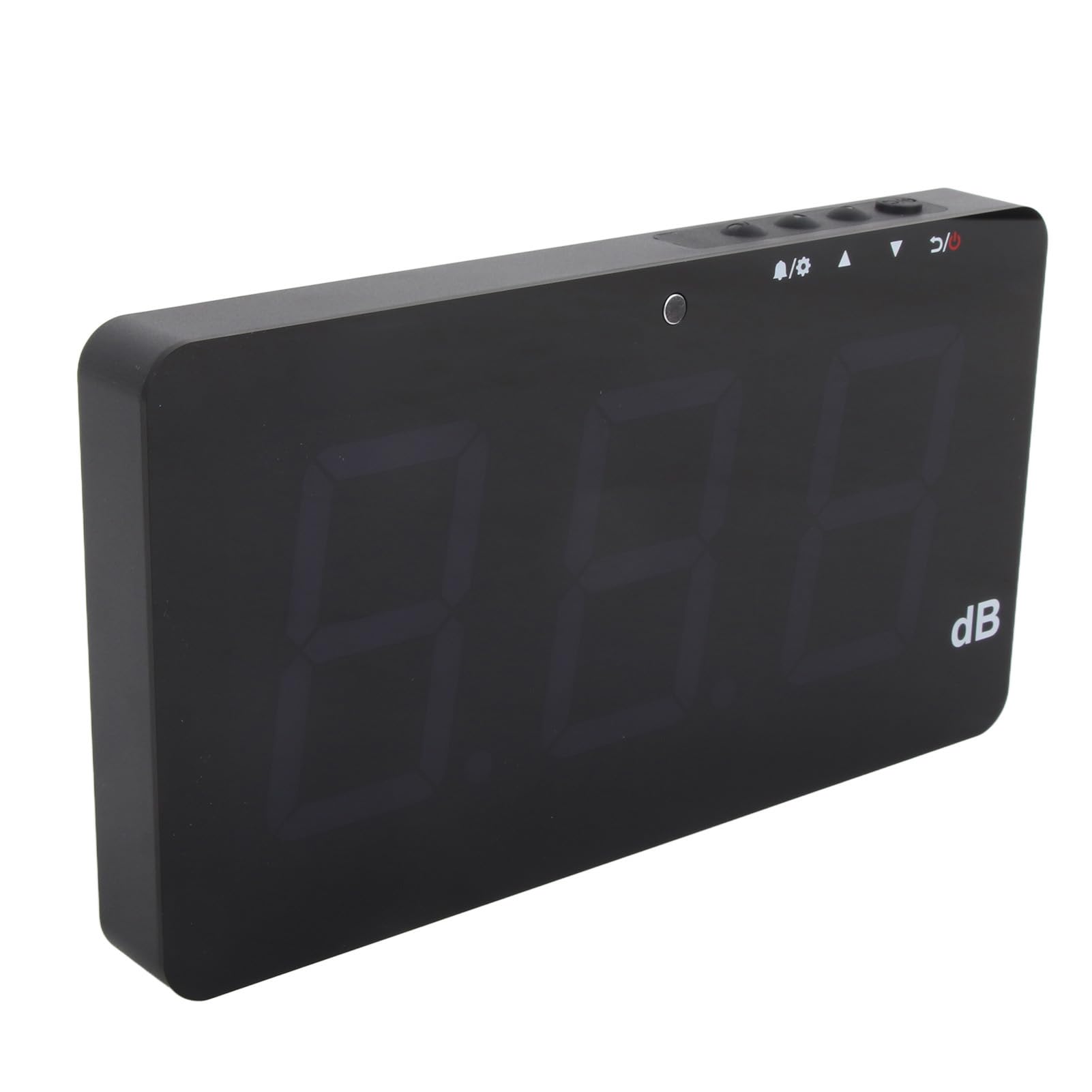 SW - 525A Digital Sound Level Meter | 30-130dB Wall Mount Noise Meter with LCD Display/USB Powered | Factory/Office/Home Noise Monitor