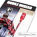 Mobile Undead [Apple MFi Certified] Lightning to USB Vampire Cable - Nylon Braided Aluminum Housings 5 Feet Red Black White for iPhone X 8 8 Plus 7 7 Plus 6 6s 5s 5c 5 SE iPad Pro Air Mini iPod