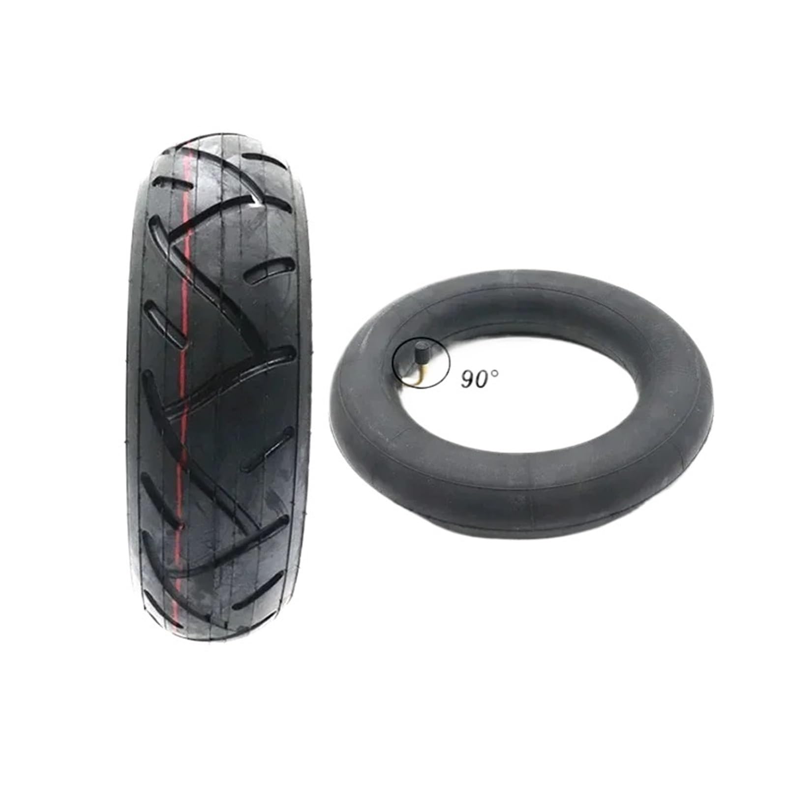 Camera d'Aria Monopattino Elettrico Pneumatico 10x3.0, Pneumatico Esterno da 10 Pollici, Camera d'Aria 10x2.50 for Monopattino Elettrico(Tube Outer Tire 90D)