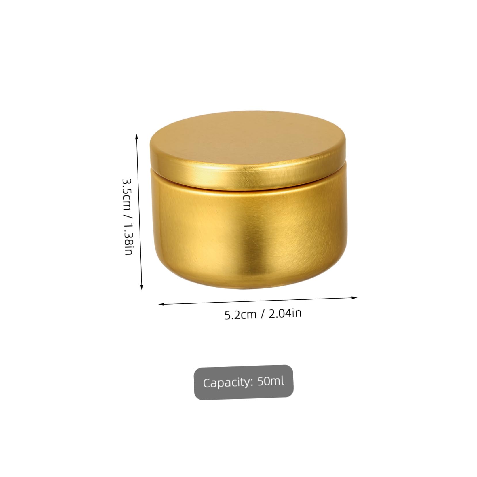 ULDIGI 24Pcs Aluminum Candle Tins Round Storage Containers for Candle Making Crafts and Party Favors Durable Jars for Spices and Cosmetics