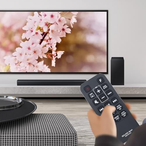 Image of AKB74815371 Replace Remote Control fit for LG Sound Bar Speaker System SJ3 SJ4 SPJ4B-W SK4D SL3D SPH4B-W Soundbar SPJ4BW SPH4BW