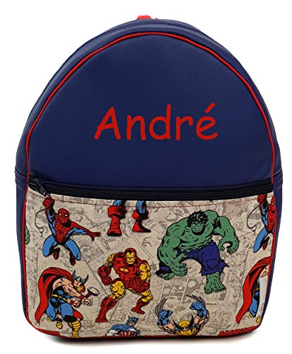 Mochila Infantil Personalizada con Nombre. Varios Modelos  Marvel