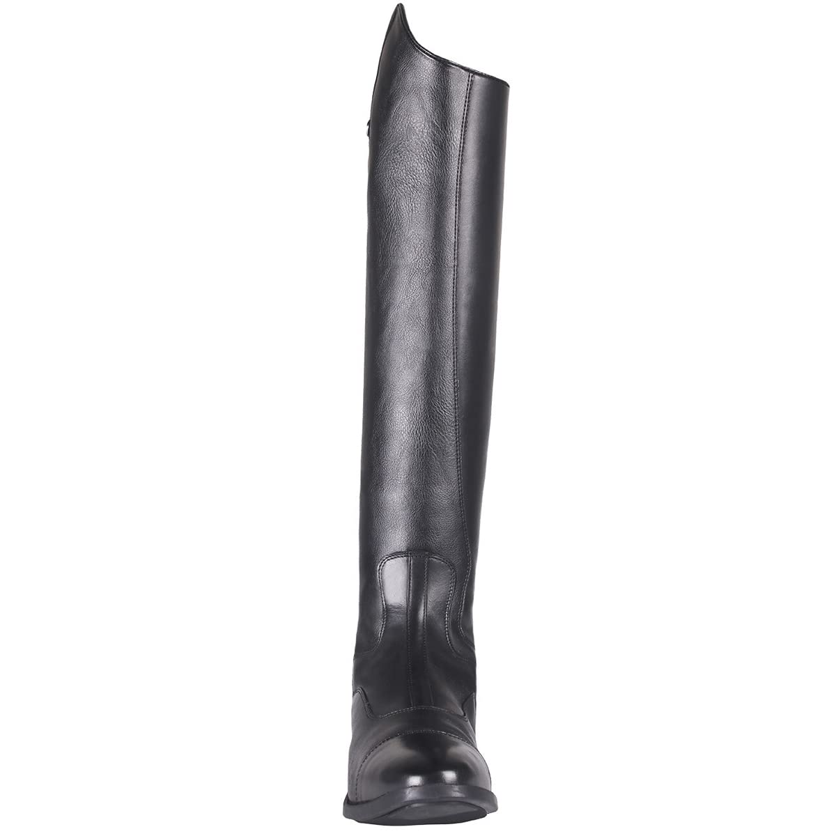 QHP Hugo - Botas de equitación para hombre (piel de vacuno/poliuretano, talla 42-46), color negro