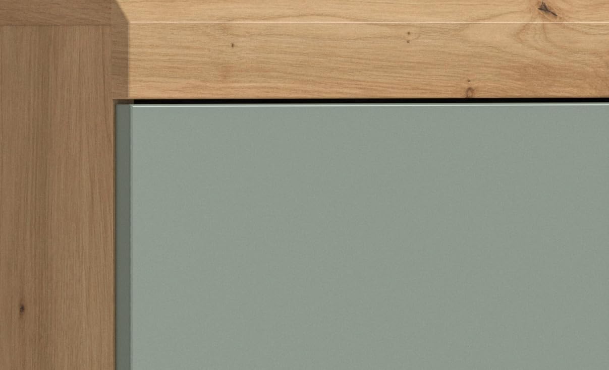 xonox.home Bad Scout X06N3707 Waschbeckenunterschrank Unterschrank Waschschrank in Salbei und Artisan Eiche Nachbildung – Bild 7