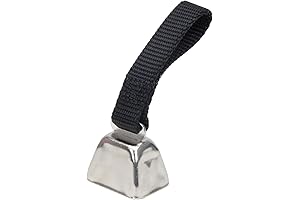 Water & Woods Nickel Cow Bell for Hunting Dog