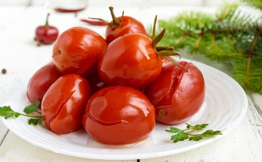 Miniatura 7 de Tomates Marinados Kosher 2 Tarros de Vidrio 24 OZ23.99 oz