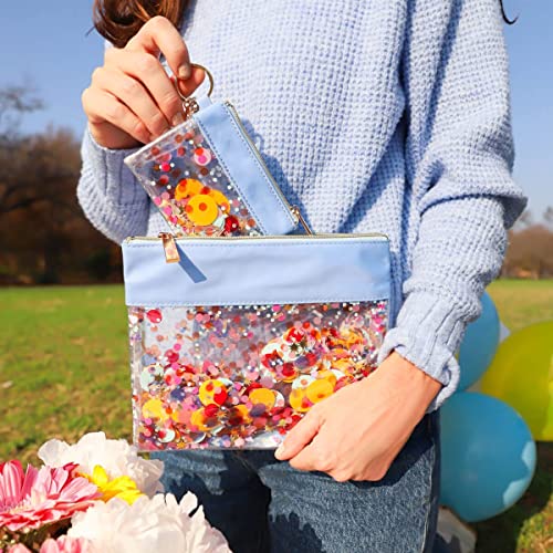 Packed Party Everyday's A Birthday Confetti Pouch; Small Cute To-Go Purse or Cosmetic Make Up Set Bag with Zipper; Compact Travel Organizer for Women4